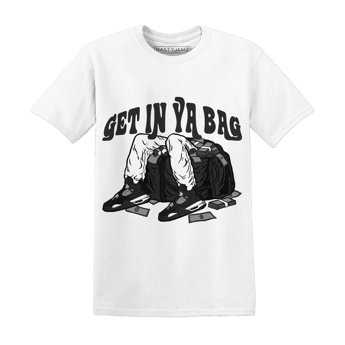 White-Thunder-4s-T-Shirt-Match-Get-In-Ya-Bag