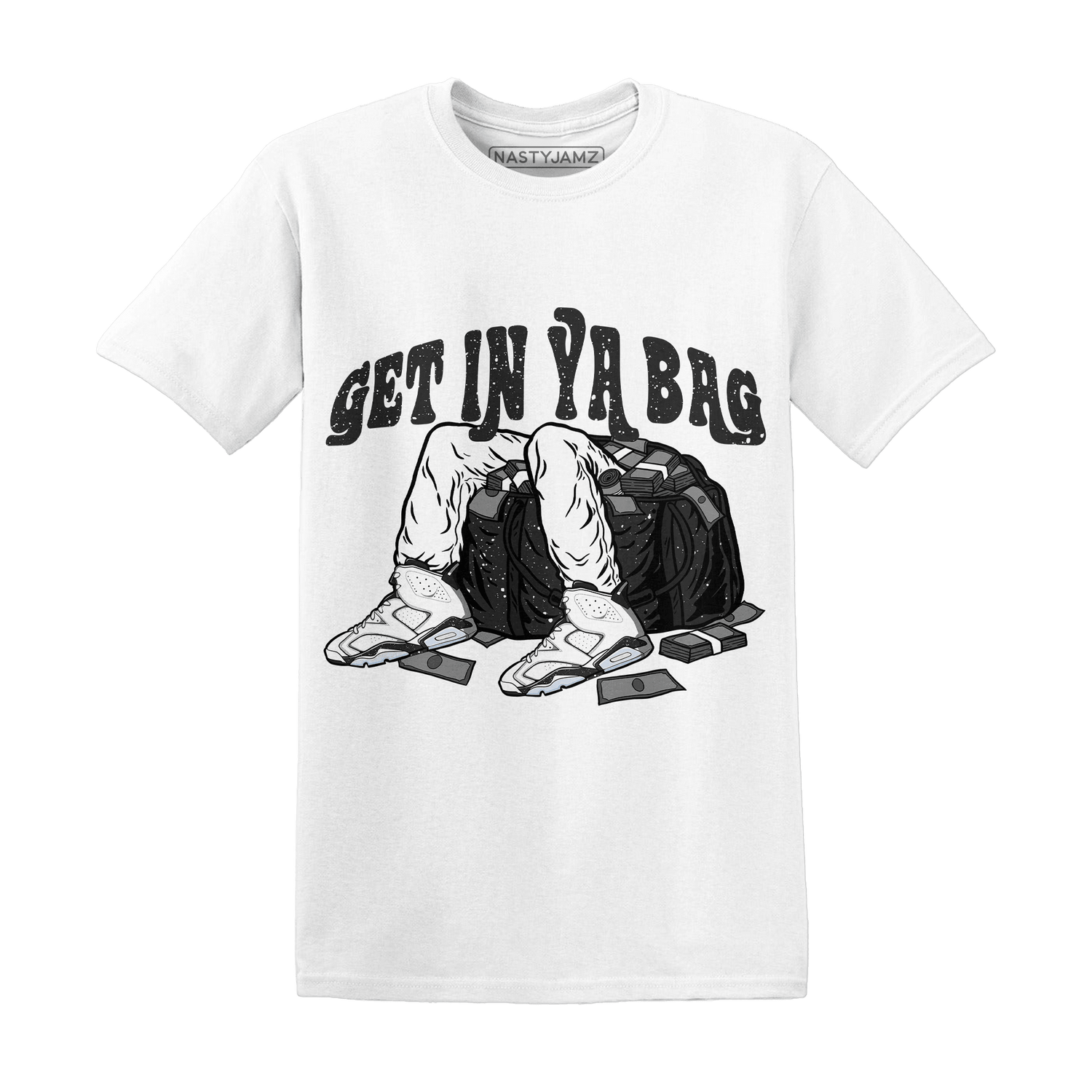 Reverse Oreo 6s T Shirt Match Get In Ya Bag - NastyJamz
