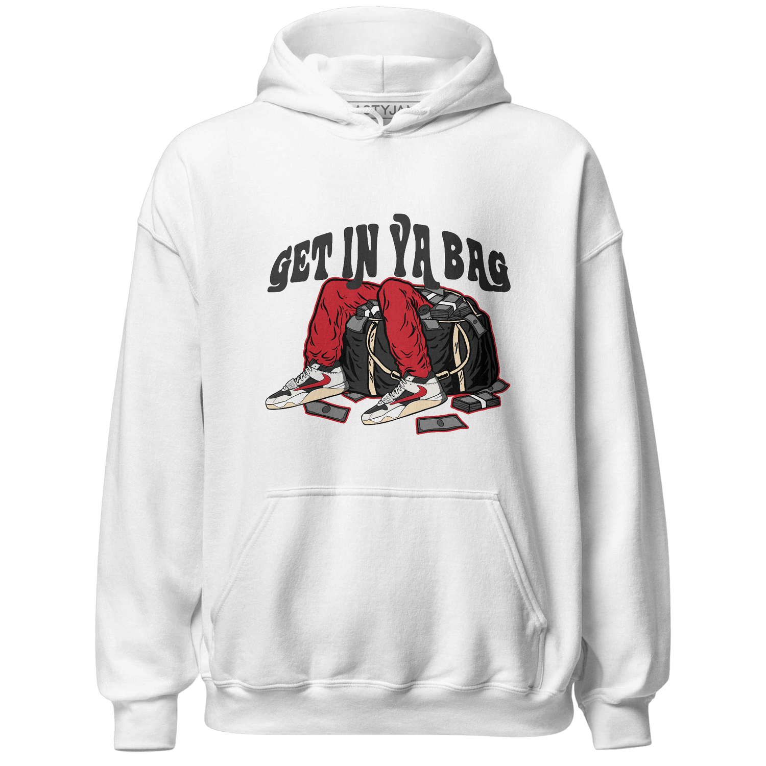Jumman Jack University Red Hoodie Match Get In Ya Bag - NastyJamz