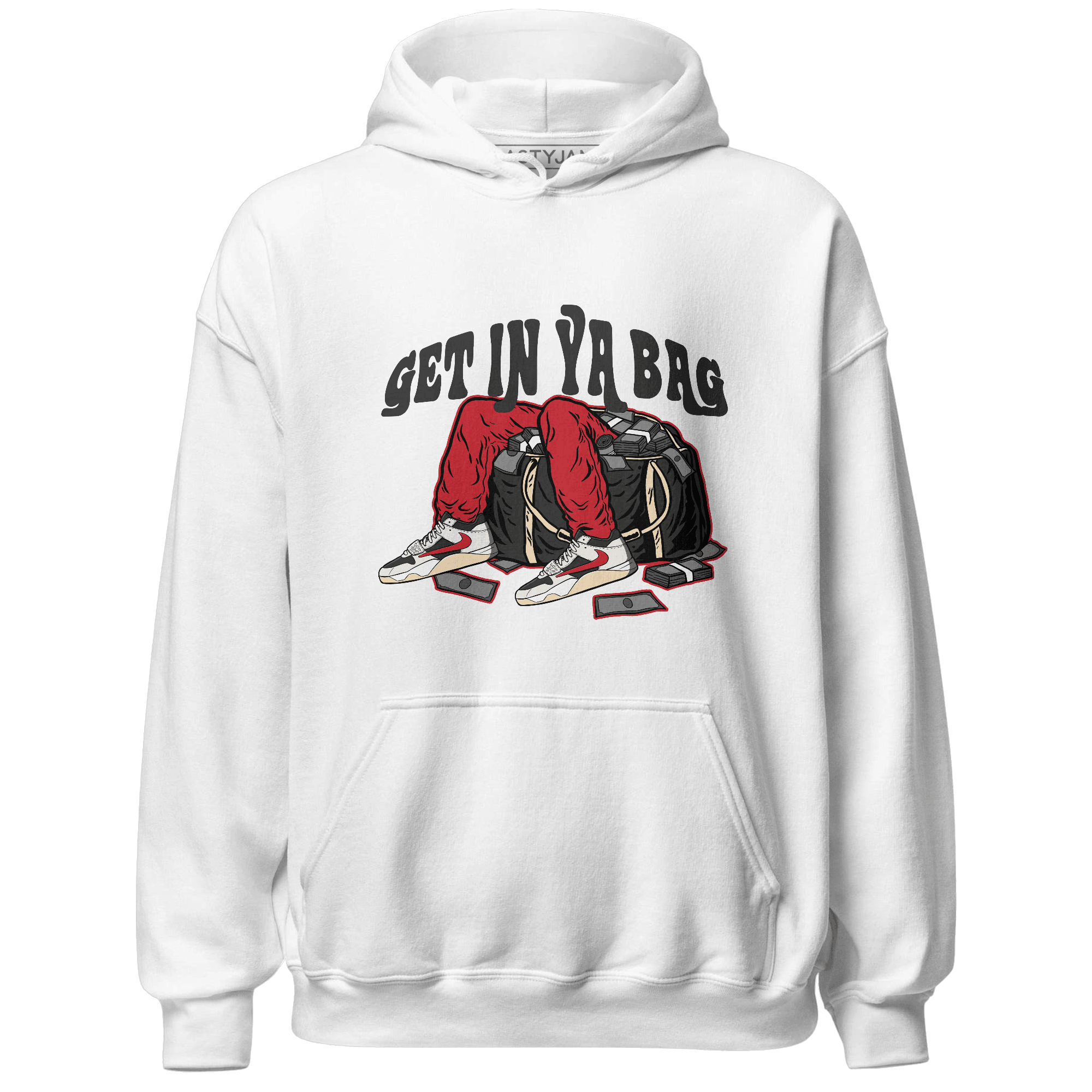 Jumman Jack University Red Hoodie Match Get In Ya Bag - NastyJamz