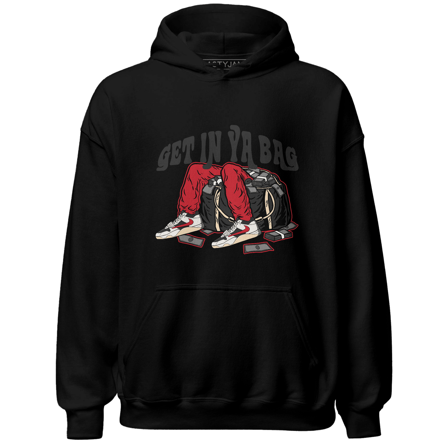 Jumman Jack University Red Hoodie Match Get In Ya Bag - NastyJamz