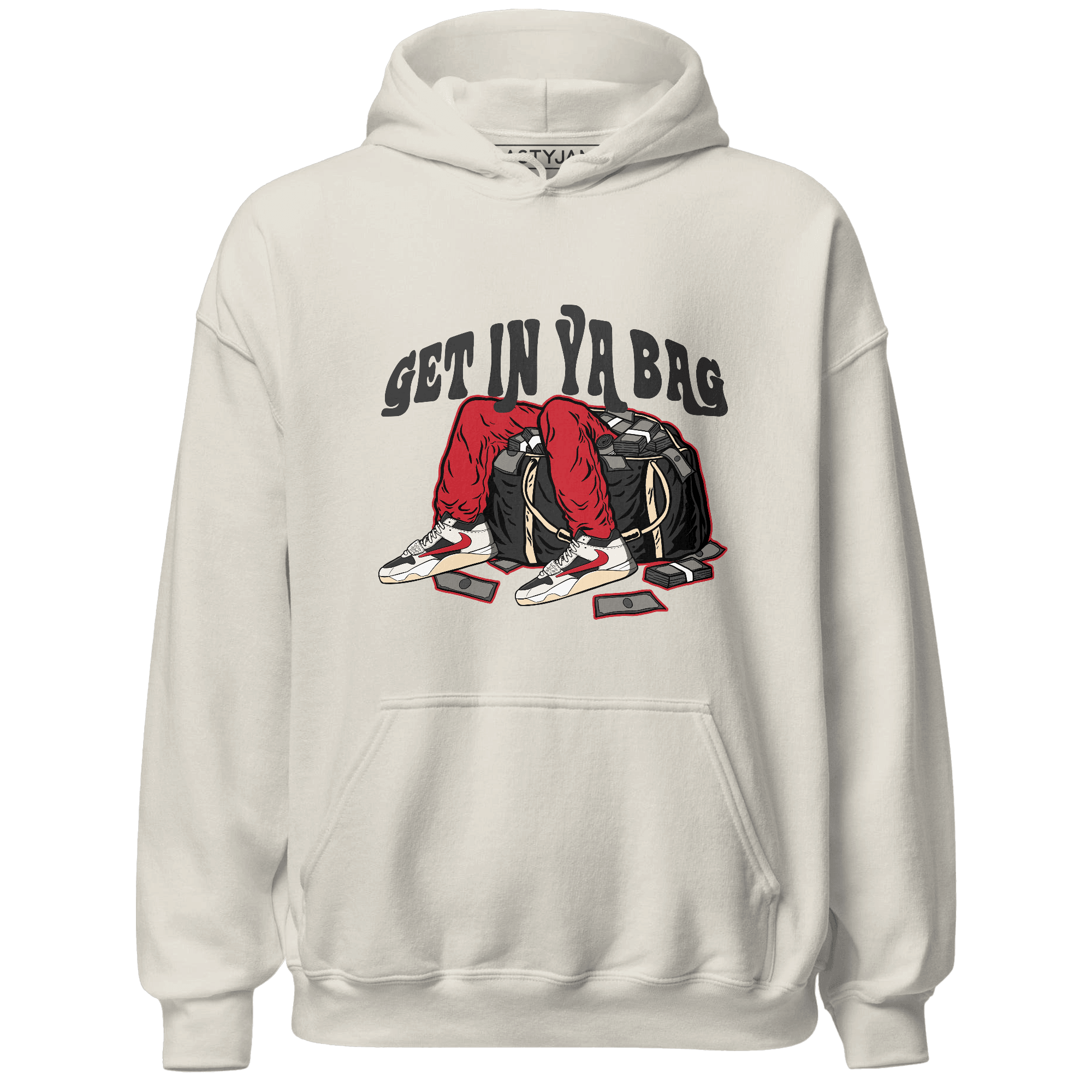 Jumman Jack University Red Hoodie Match Get In Ya Bag - NastyJamz