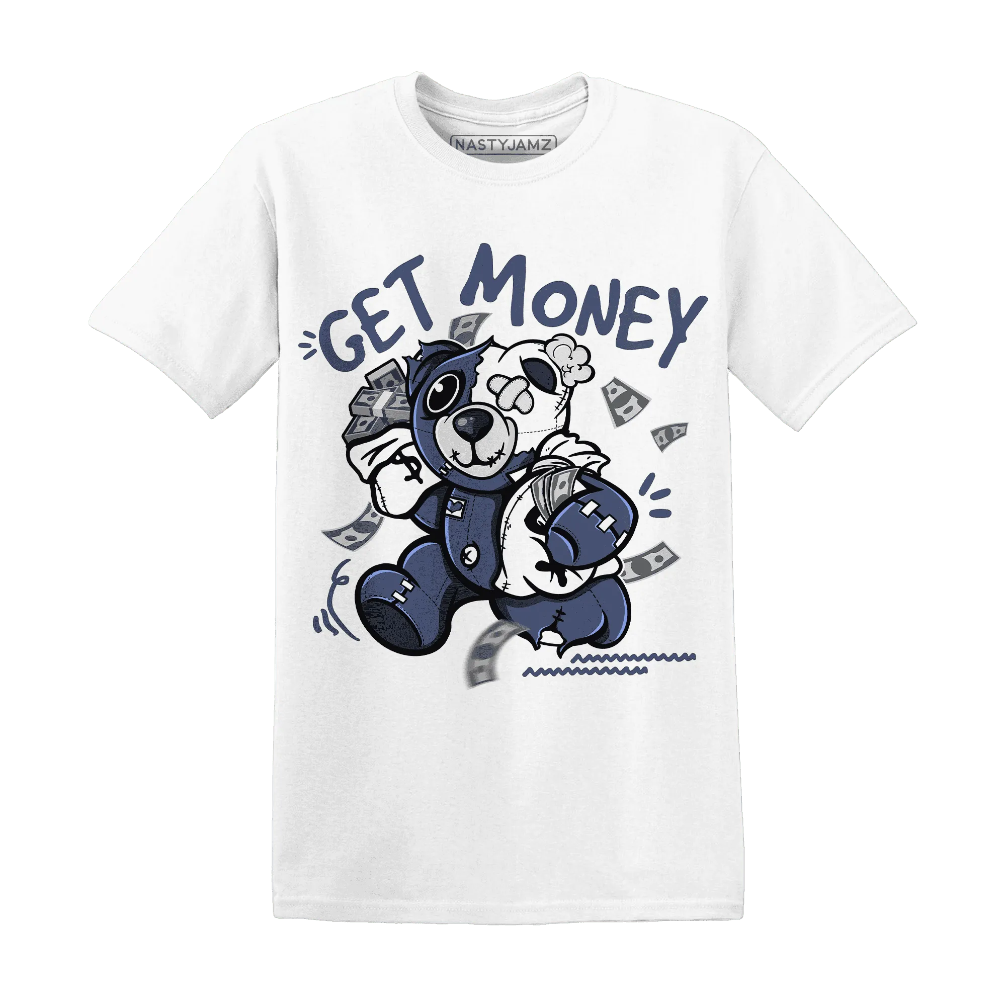 Low-Diffused-Blue-11s-T-Shirt-Match-Get-Money-BER