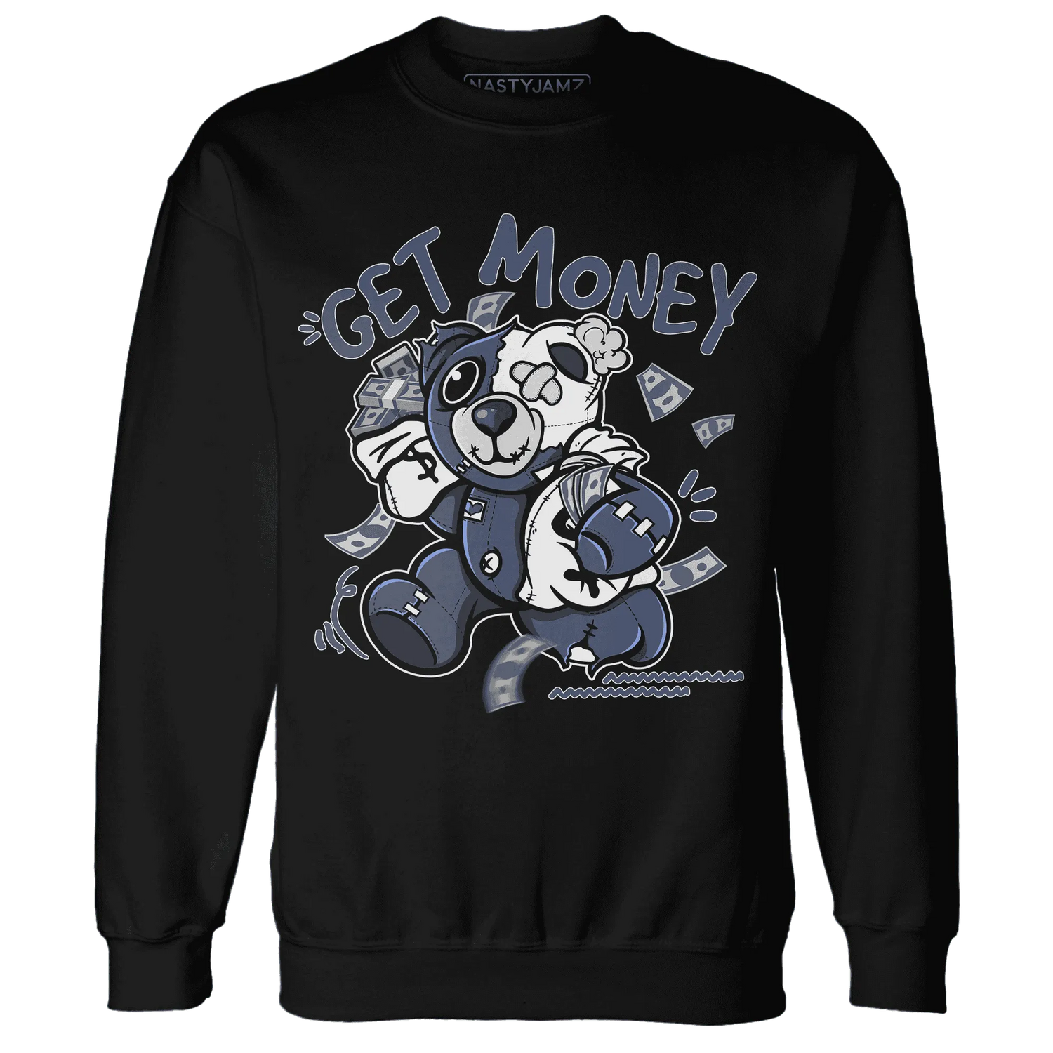 Low-Diffused-Blue-11s-Sweatshirt-Match-Get-Money-BER