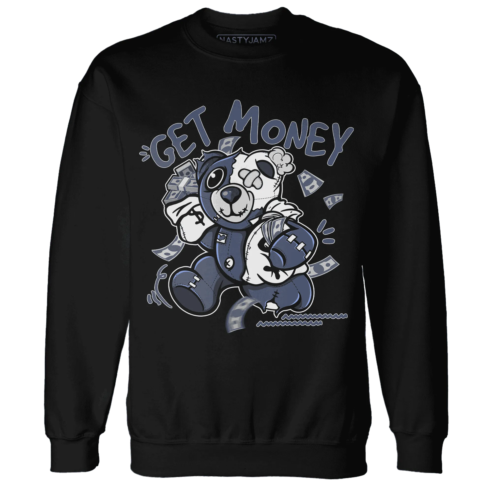 Low-Diffused-Blue-11s-Sweatshirt-Match-Get-Money-BER