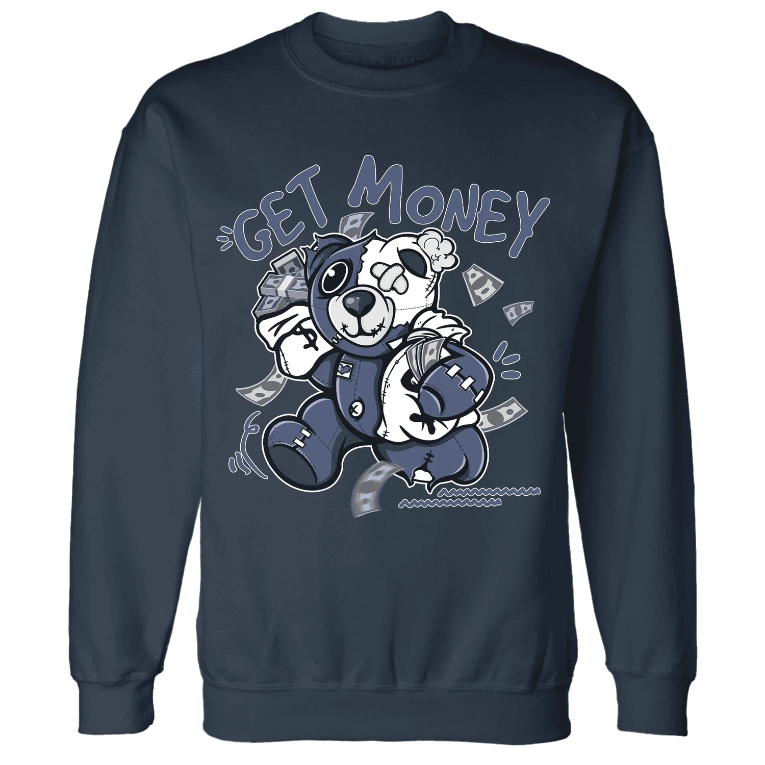 Low-Diffused-Blue-11s-Sweatshirt-Match-Get-Money-BER