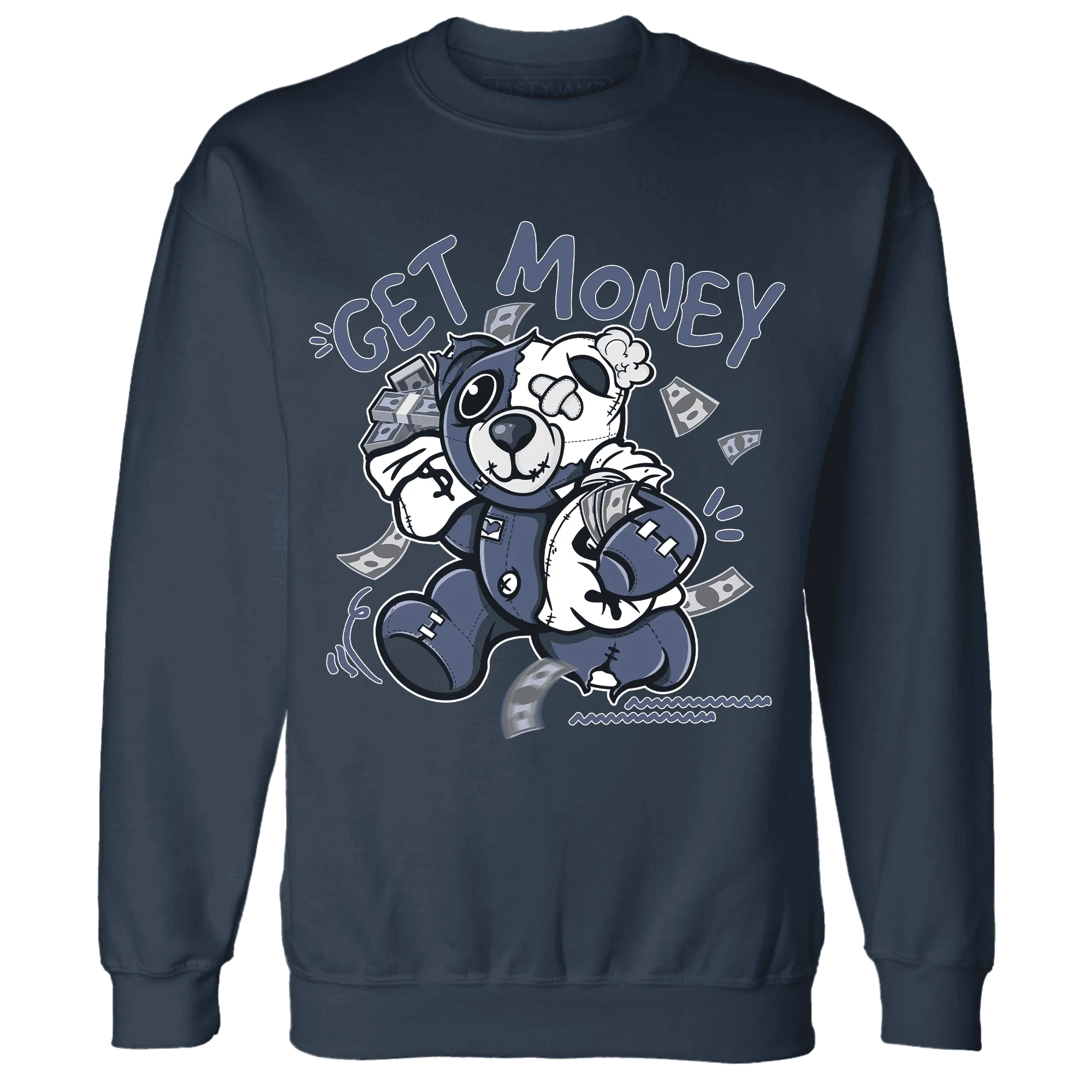 Low-Diffused-Blue-11s-Sweatshirt-Match-Get-Money-BER