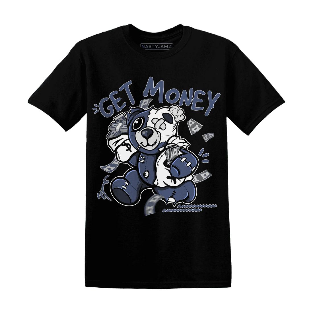 Low-Diffused-Blue-11s-T-Shirt-Match-Get-Money-BER