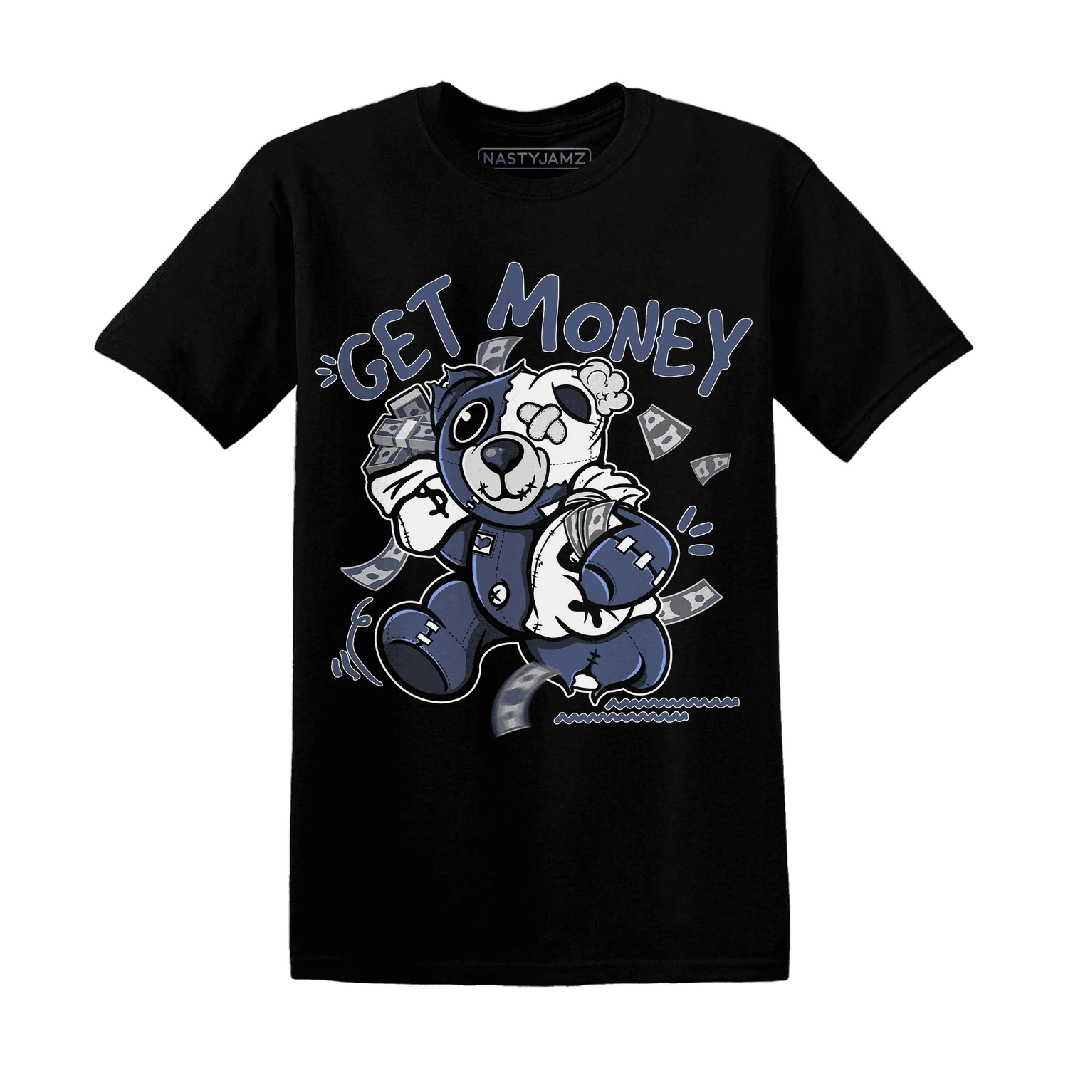 Low-Diffused-Blue-11s-T-Shirt-Match-Get-Money-BER