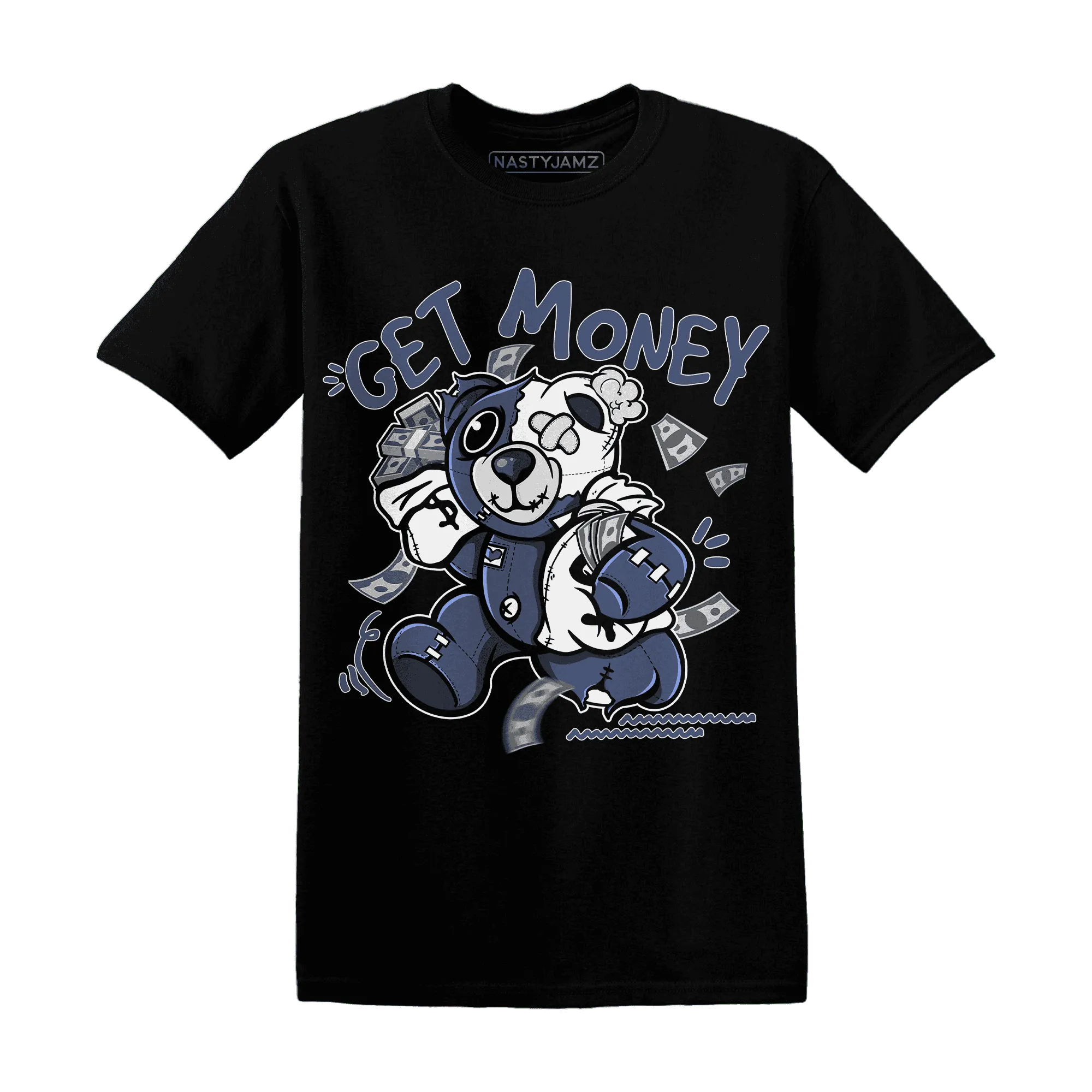 Low-Diffused-Blue-11s-T-Shirt-Match-Get-Money-BER