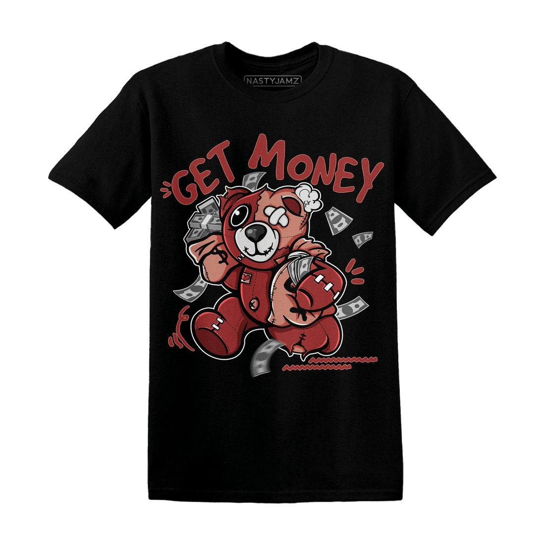 Dune Red 13s T Shirt Match Get Money BER - NastyJamz