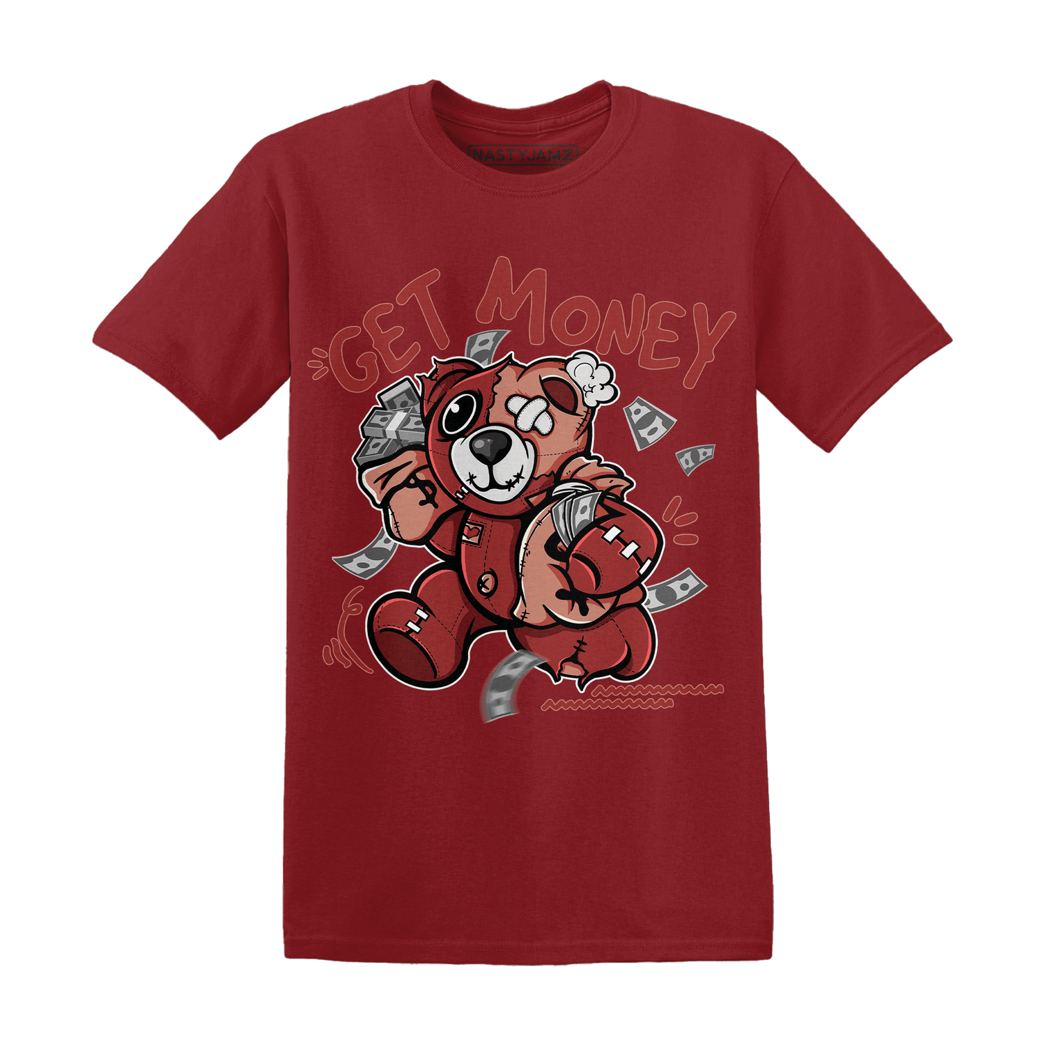 Dune Red 13s T Shirt Match Get Money BER - NastyJamz