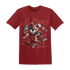 Dune Red 13s T Shirt Match Get Money BER - NastyJamz