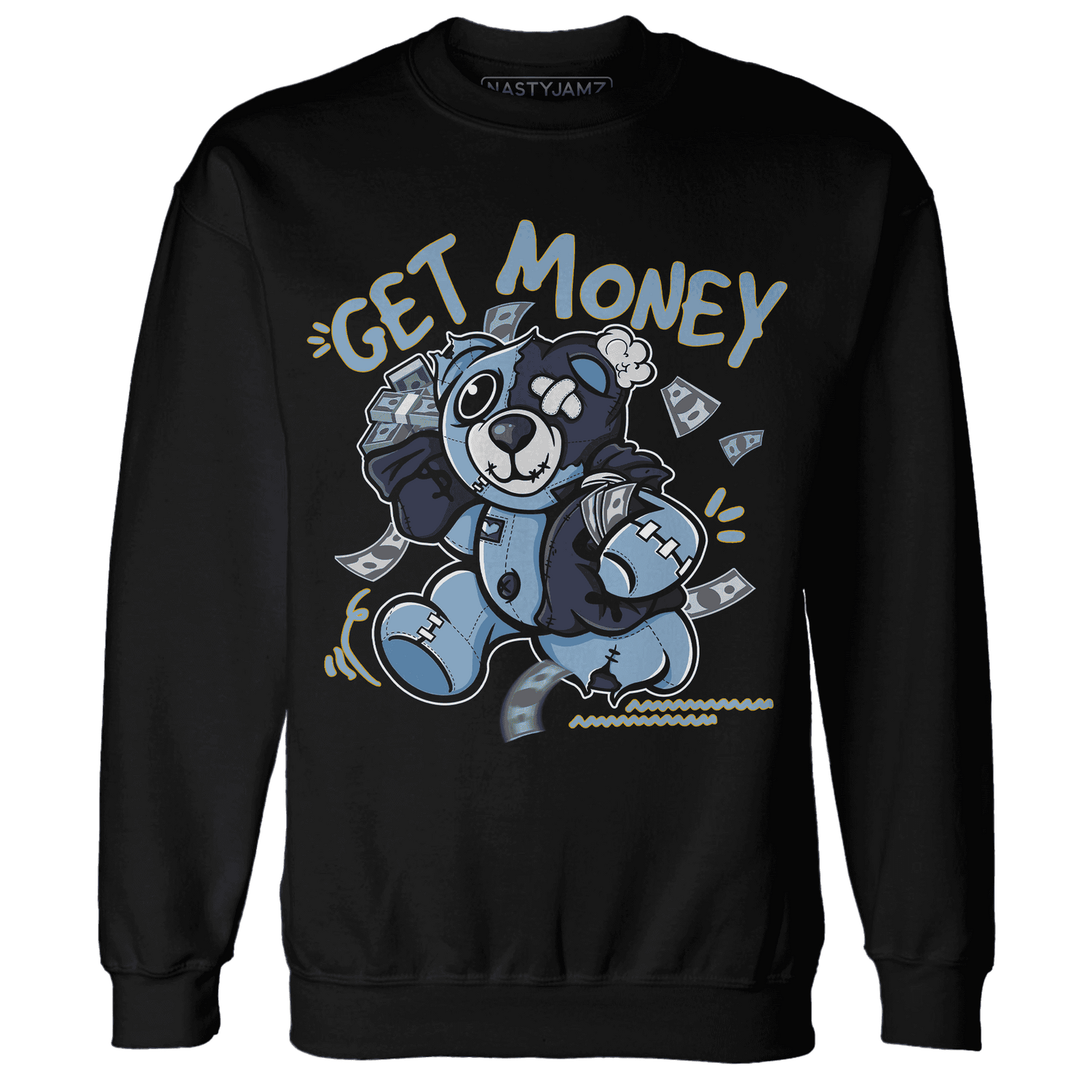 First In Flight 1s Sweatshirt Match Get Money BER - NastyJamz