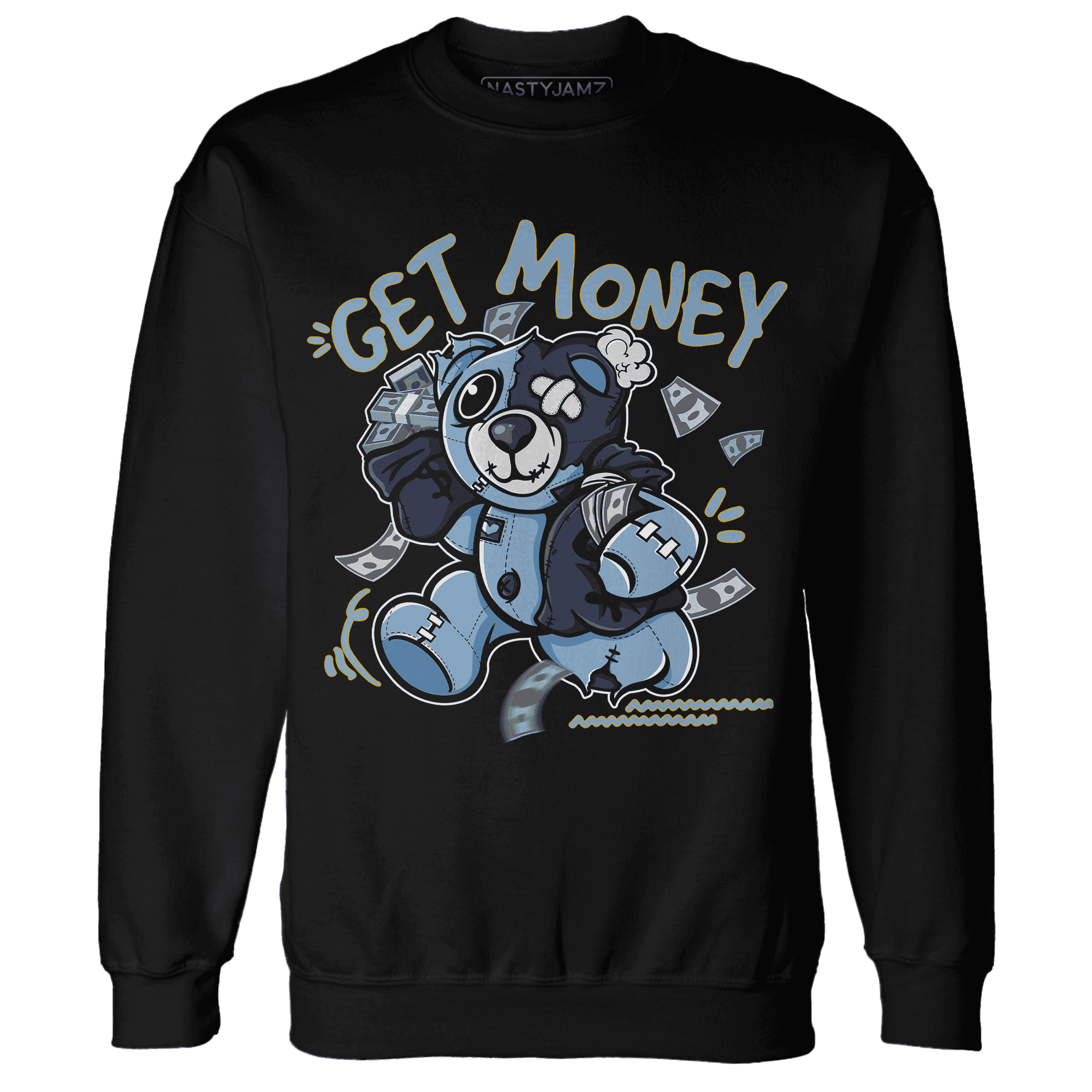 First In Flight 1s Sweatshirt Match Get Money BER - NastyJamz