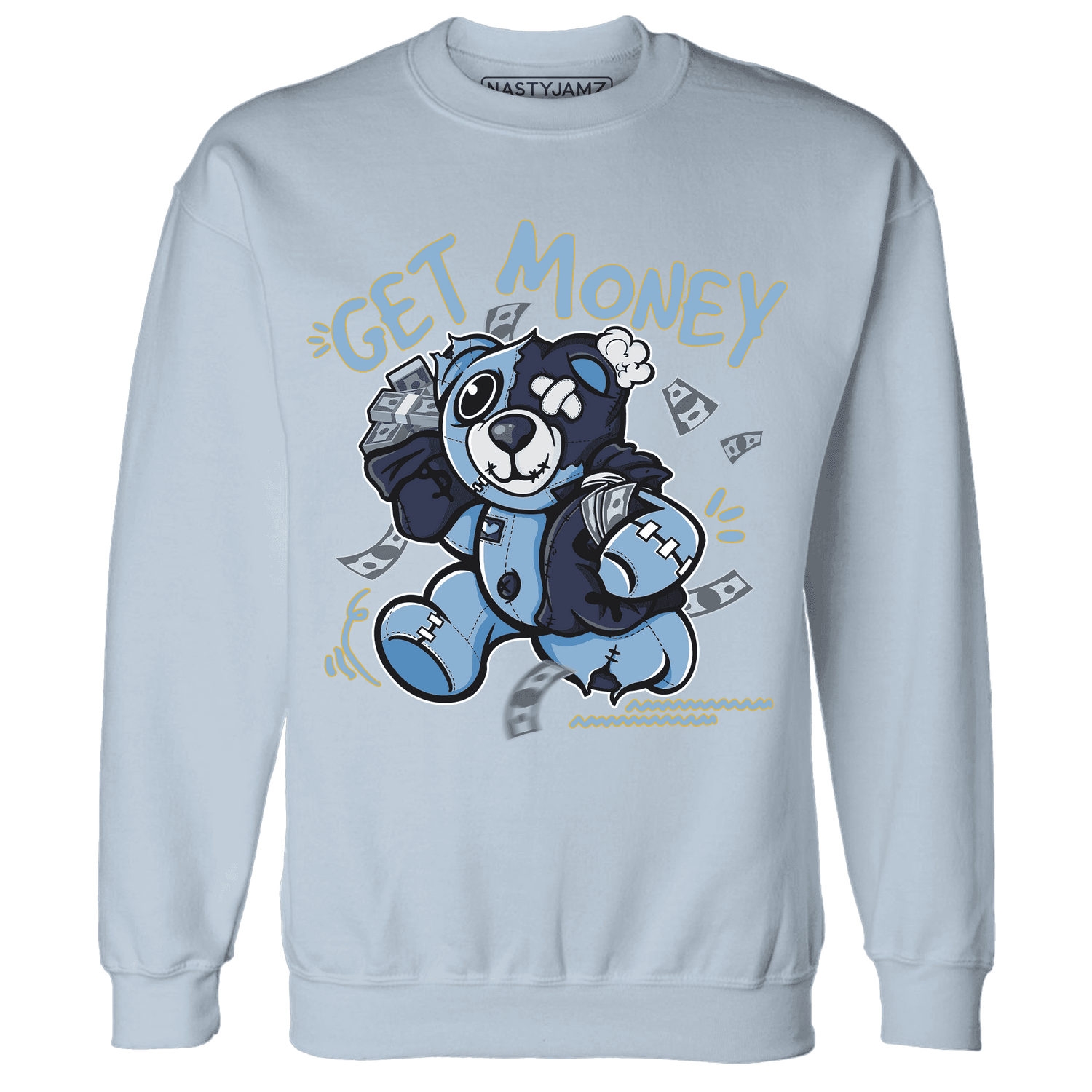 First In Flight 1s Sweatshirt Match Get Money BER - NastyJamz
