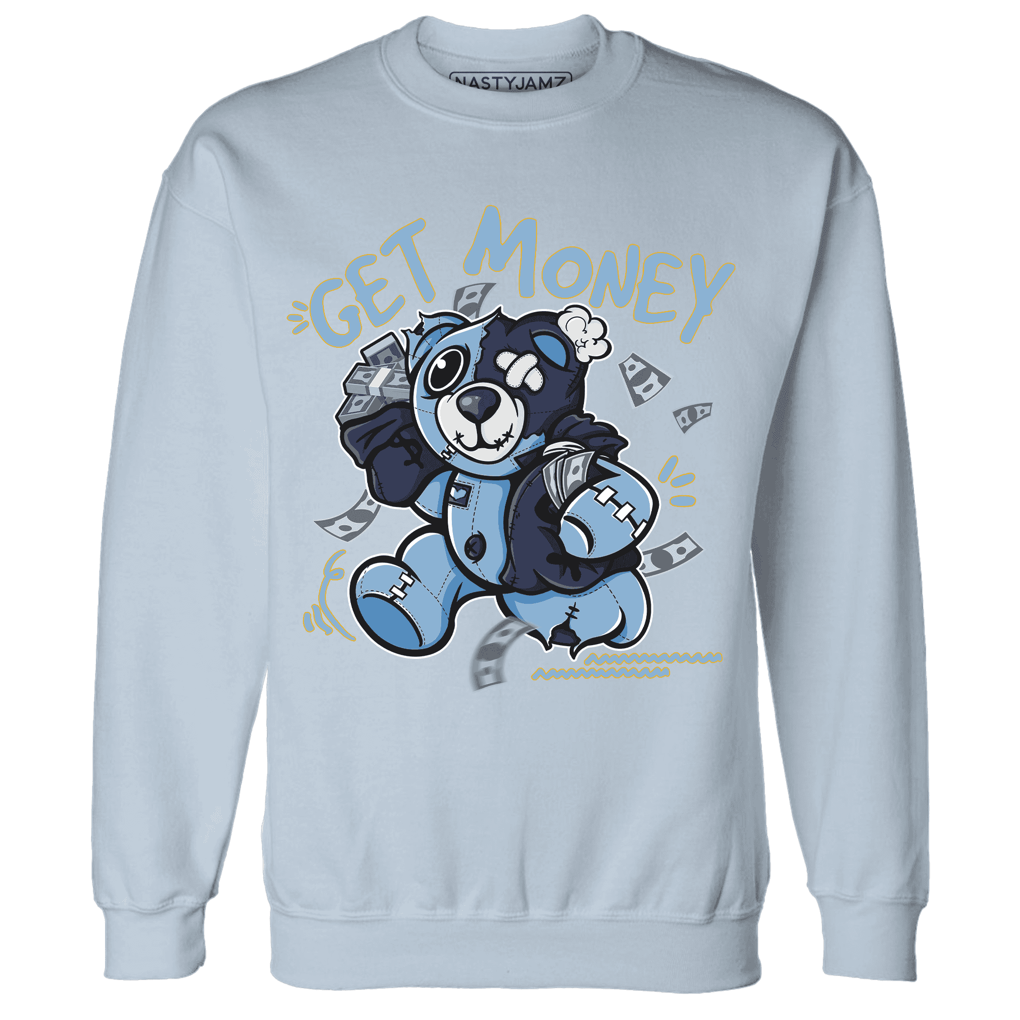 First In Flight 1s Sweatshirt Match Get Money BER - NastyJamz