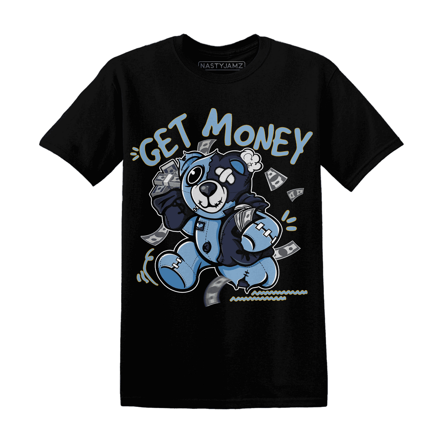 First In Flight 1s T Shirt Match Get Money BER - NastyJamz