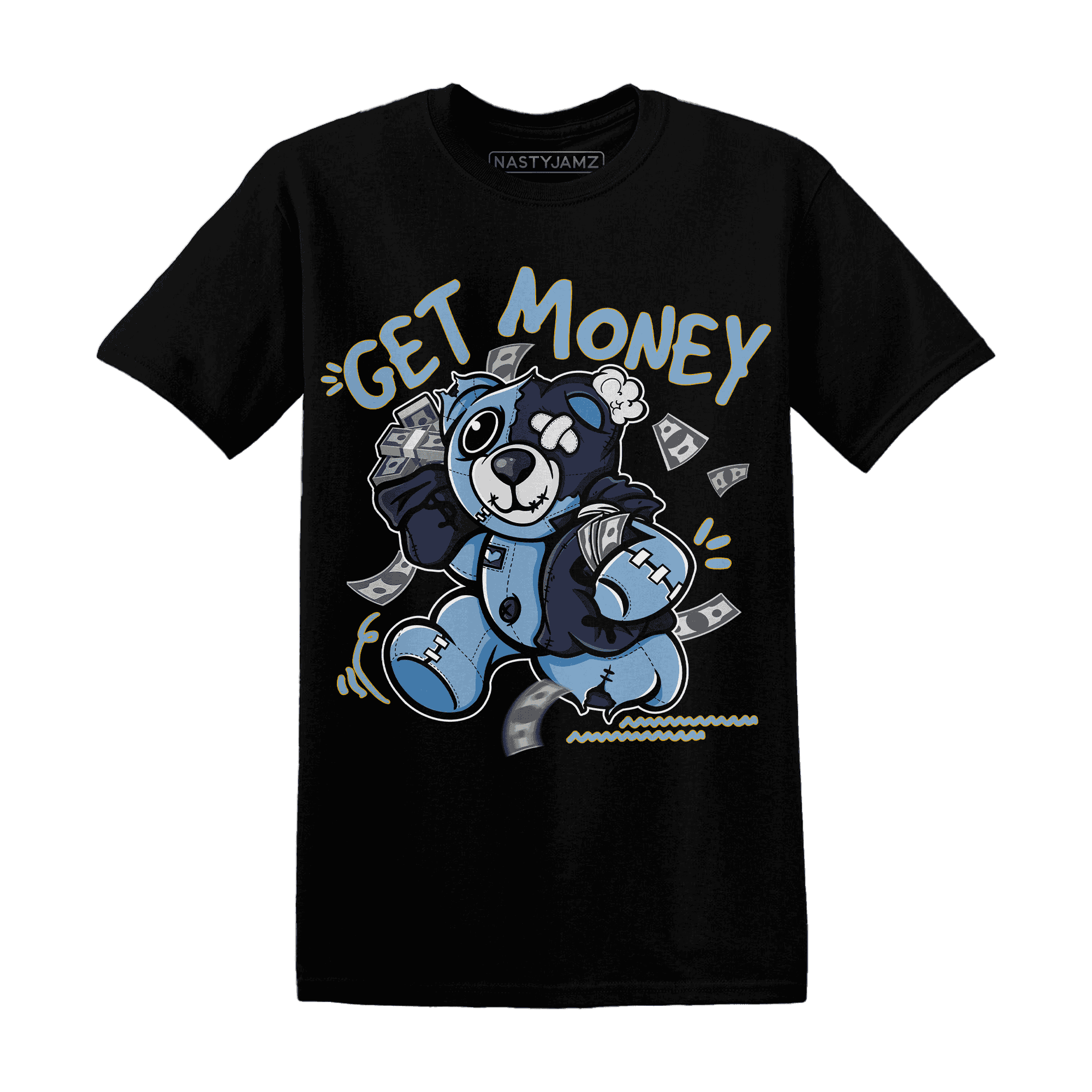 First In Flight 1s T Shirt Match Get Money BER - NastyJamz