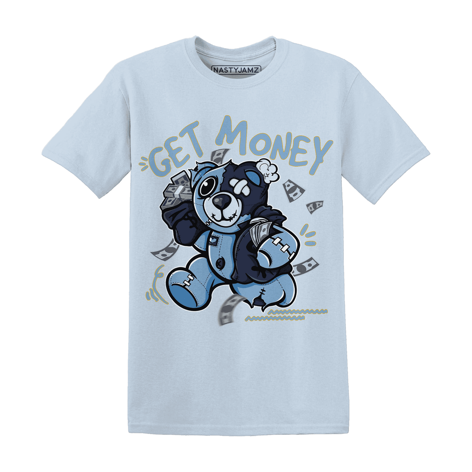 First In Flight 1s T Shirt Match Get Money BER - NastyJamz