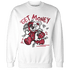 High 85 Metallic Burgundy 1s Sweatshirt Match Get Money BER - NastyJamz