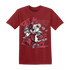 High 85 Metallic Burgundy 1s T Shirt Match Get Money BER - NastyJamz