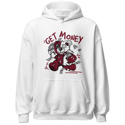 High White Team Red 1s Hoodie Match Get Money BER - NastyJamz
