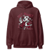High White Team Red 1s Hoodie Match Get Money BER - NastyJamz
