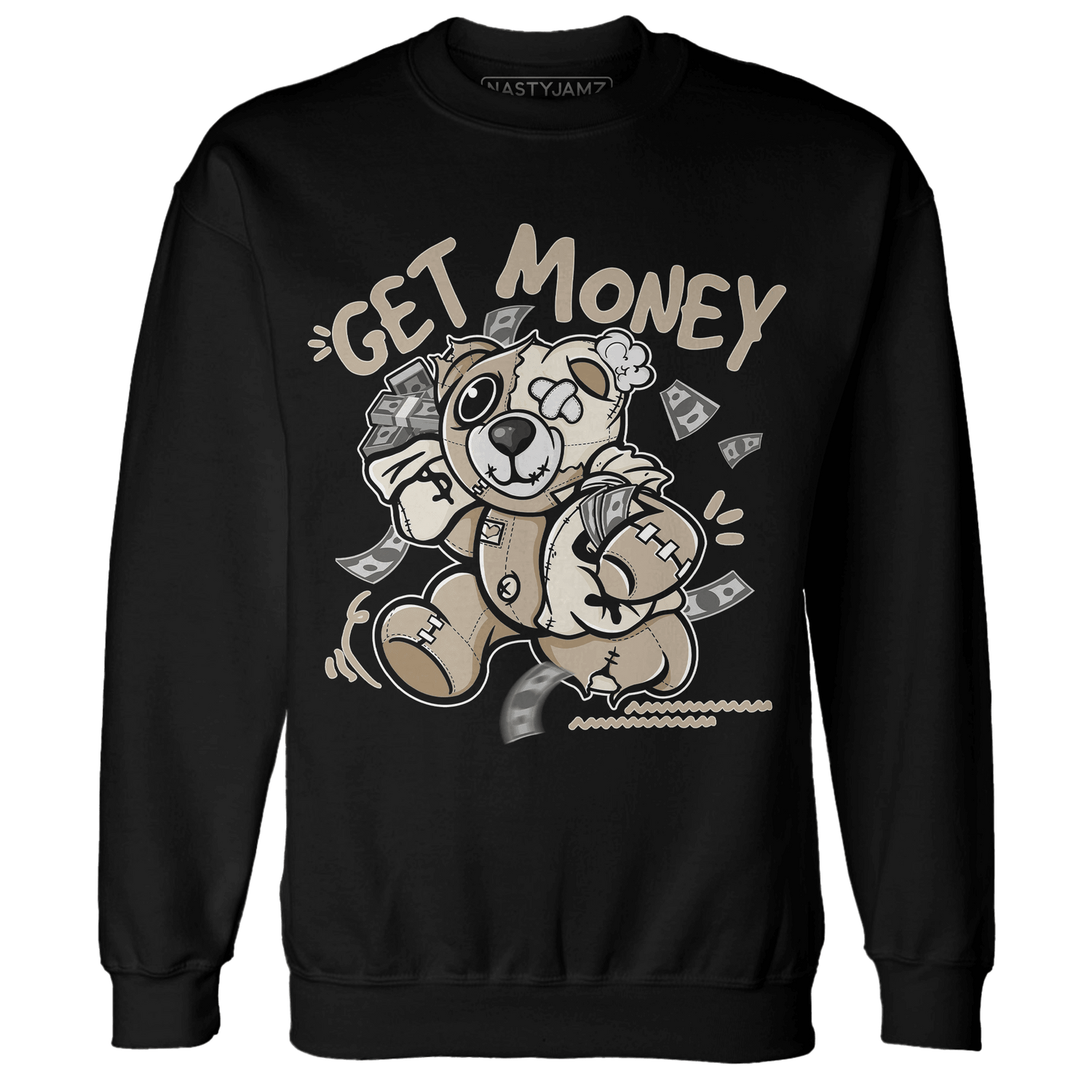 Latte 1s Sweatshirt Match Get Money BER - NastyJamz