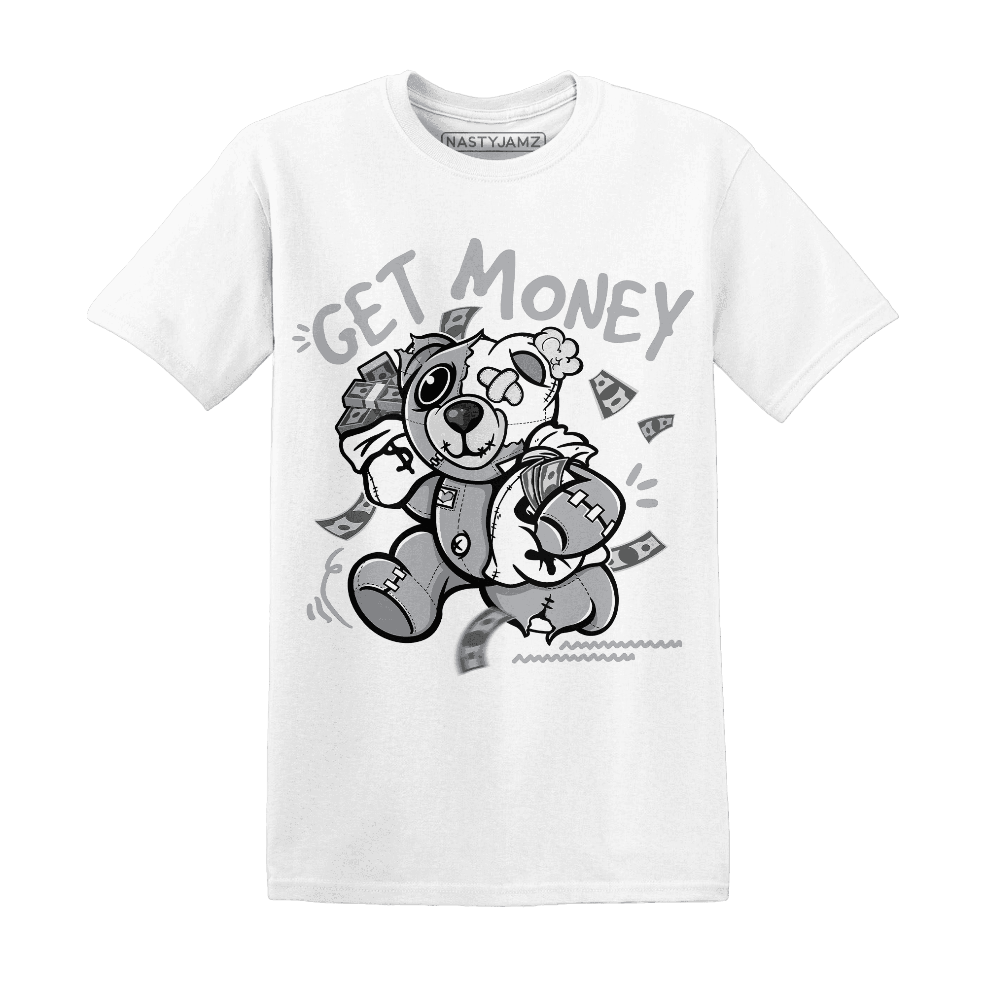 Wolf-Grey-1s-T-Shirt-Match-Get-Money-BER