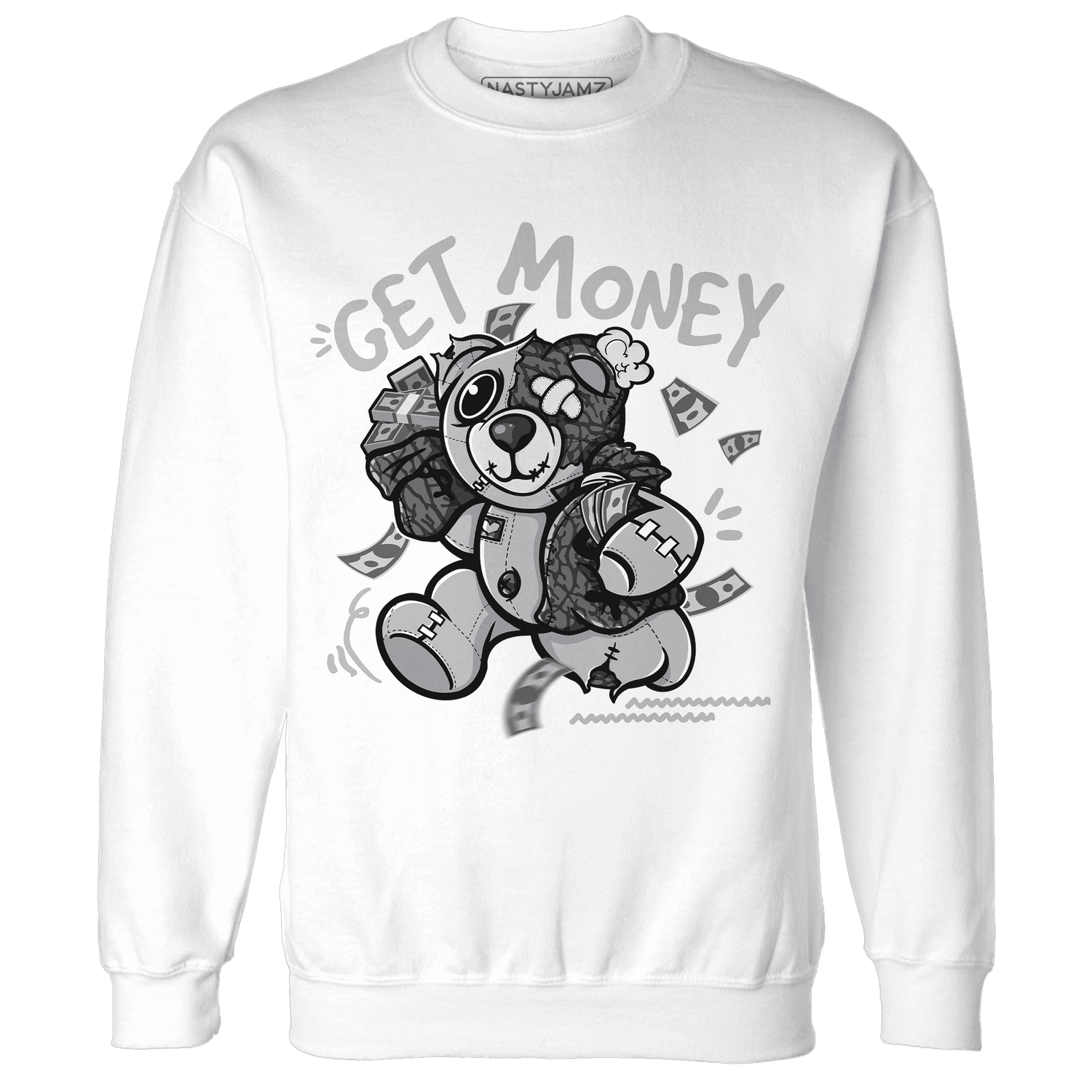 Cement-Grey-3s-Sweatshirt-Match-Get-Money-BER