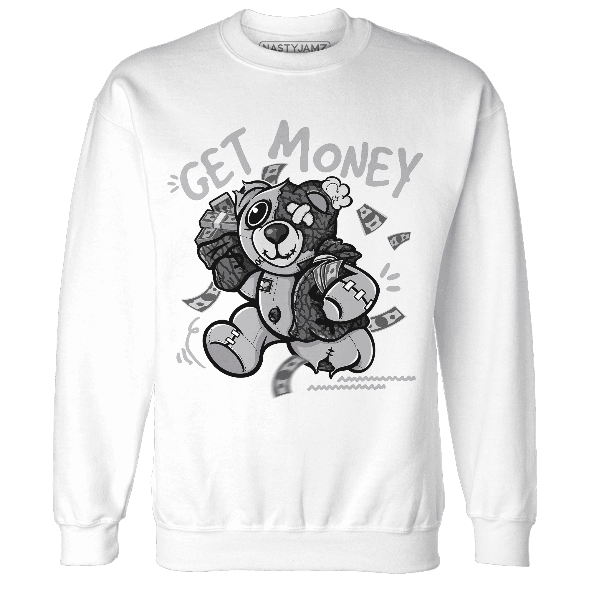 Cement-Grey-3s-Sweatshirt-Match-Get-Money-BER