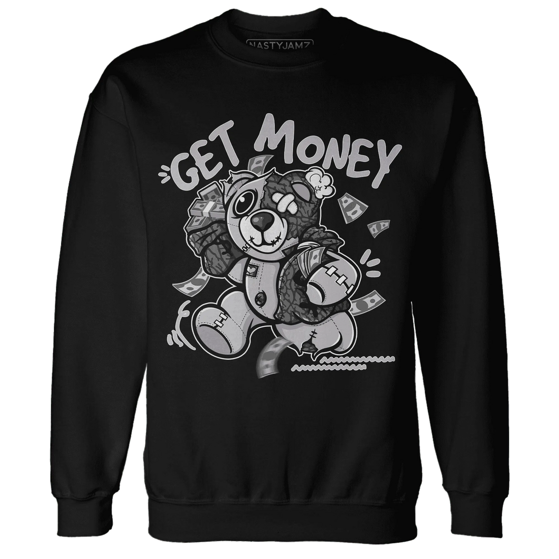 Cement-Grey-3s-Sweatshirt-Match-Get-Money-BER