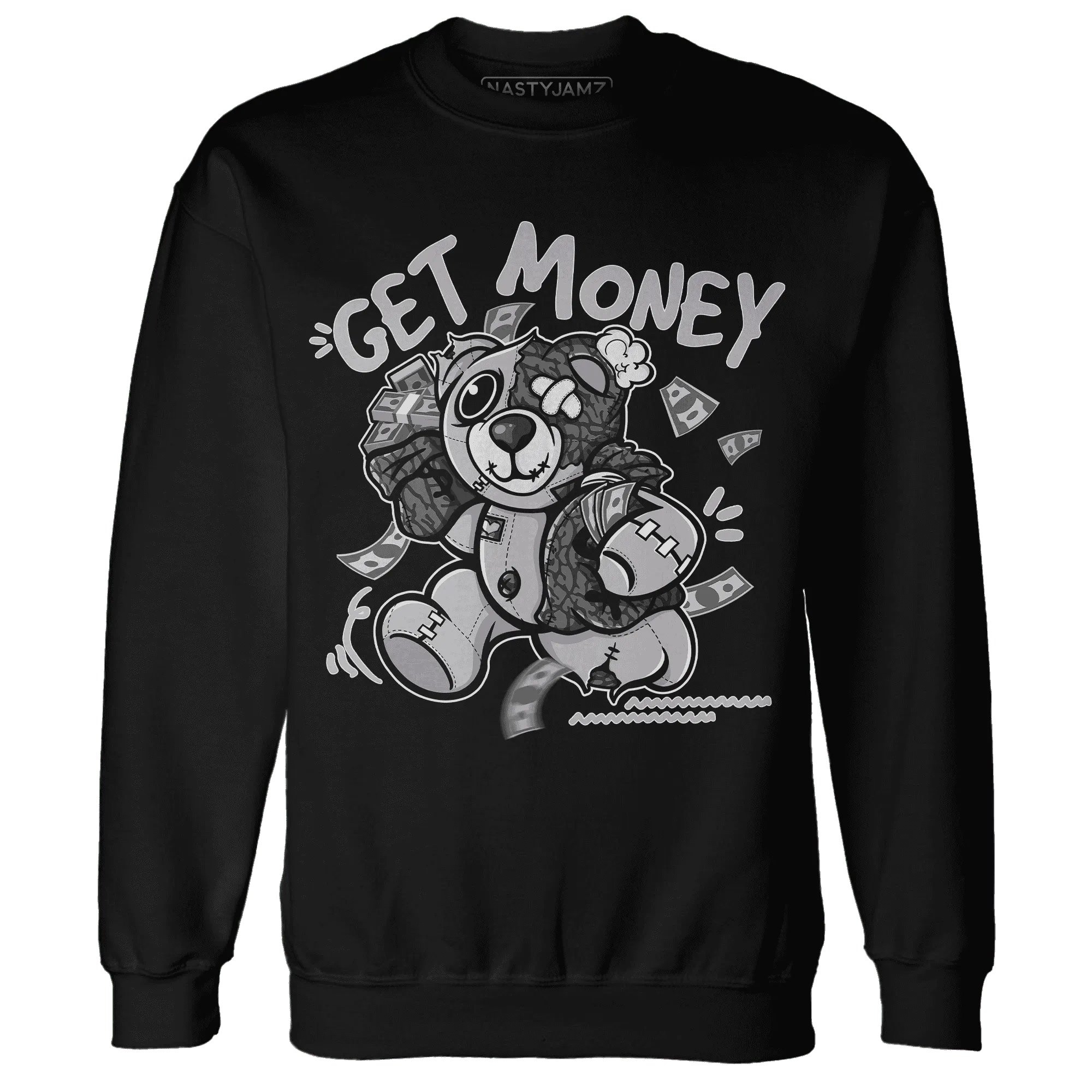 Cement-Grey-3s-Sweatshirt-Match-Get-Money-BER