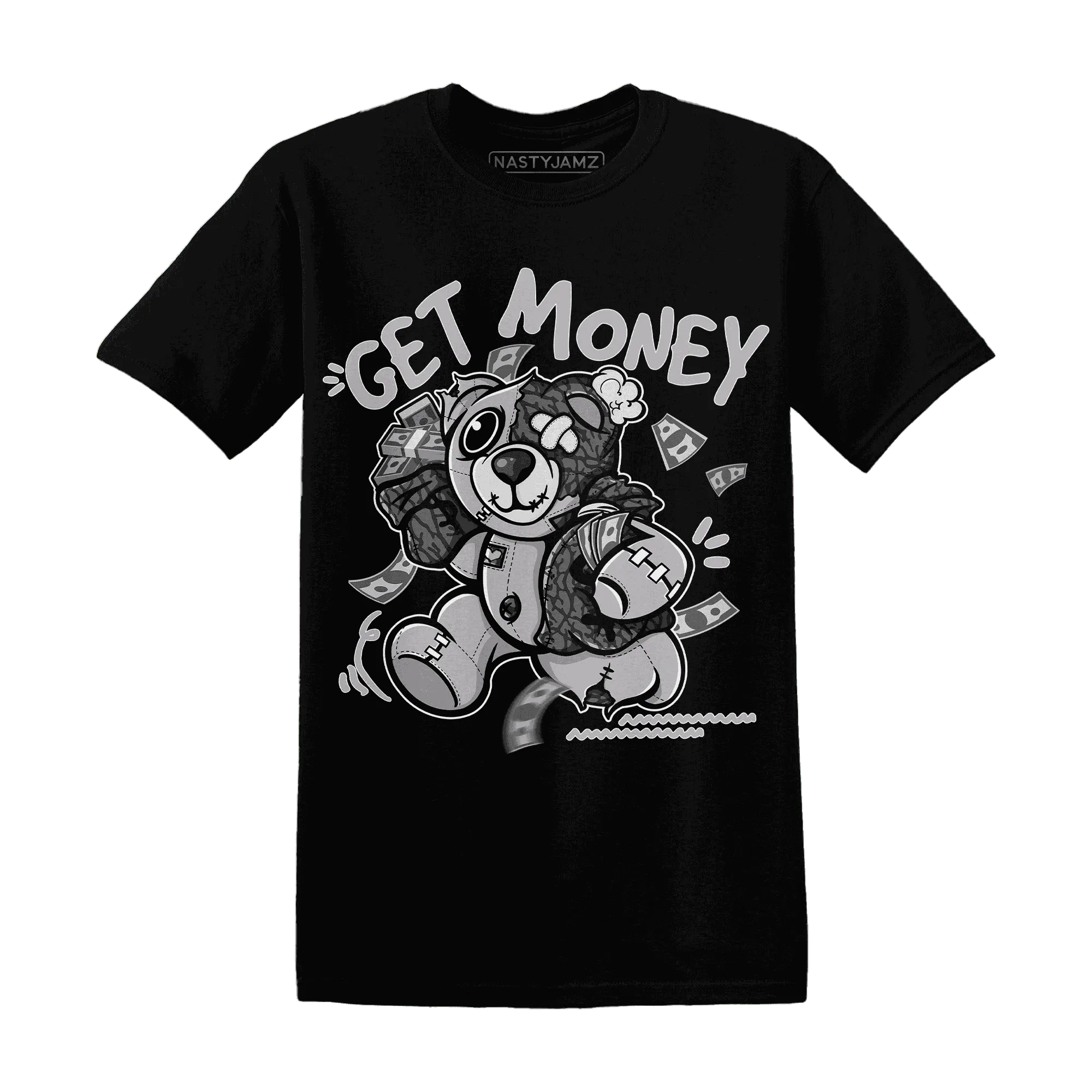 Cement-Grey-3s-T-Shirt-Match-Get-Money-BER