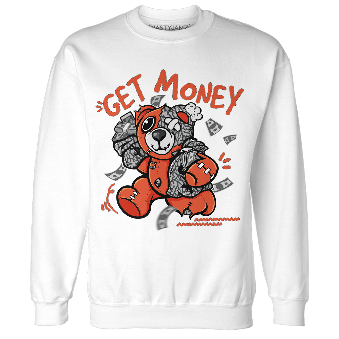 Georgia Peach 3s Sweatshirt Match Get Money BER - NastyJamz