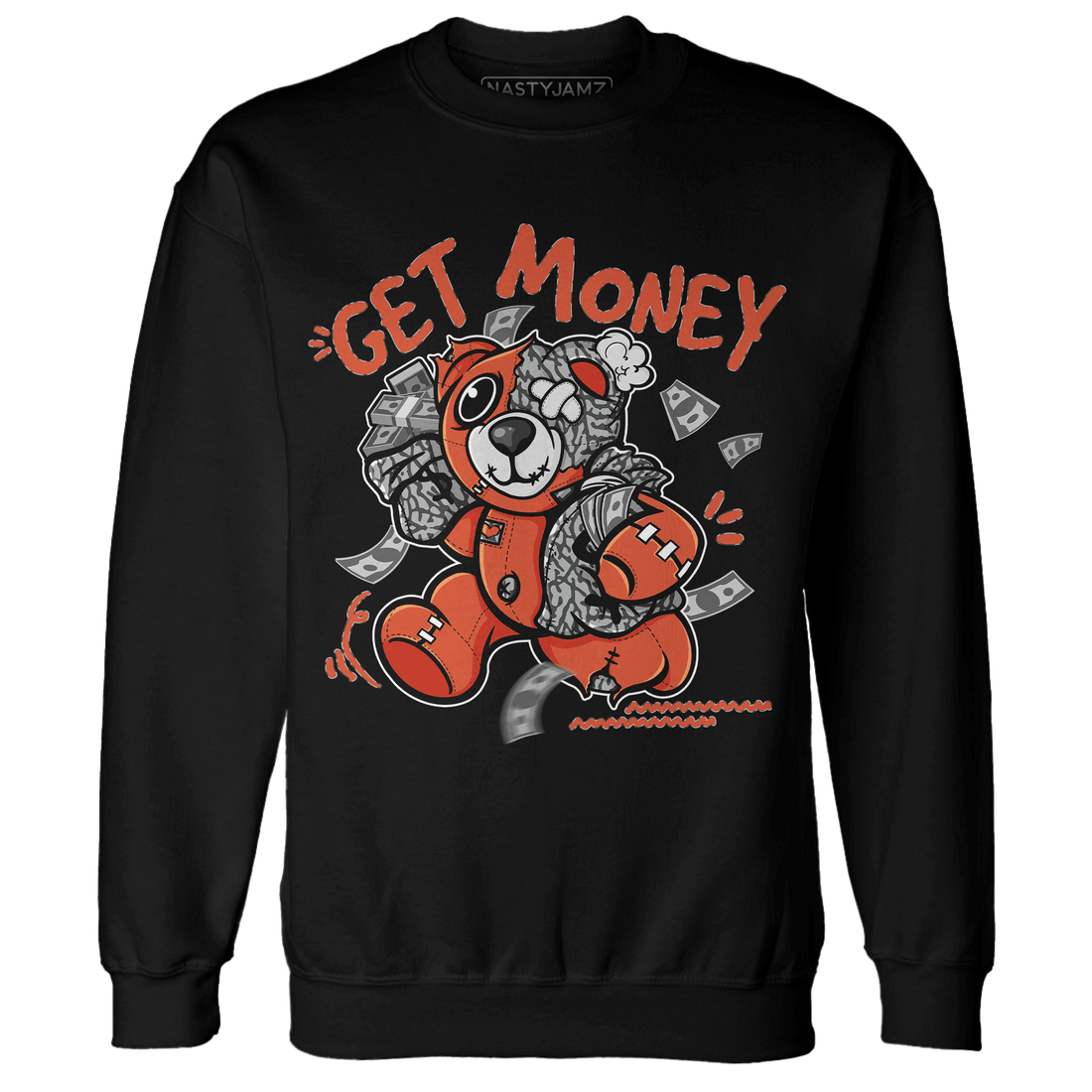 Georgia Peach 3s Sweatshirt Match Get Money BER - NastyJamz