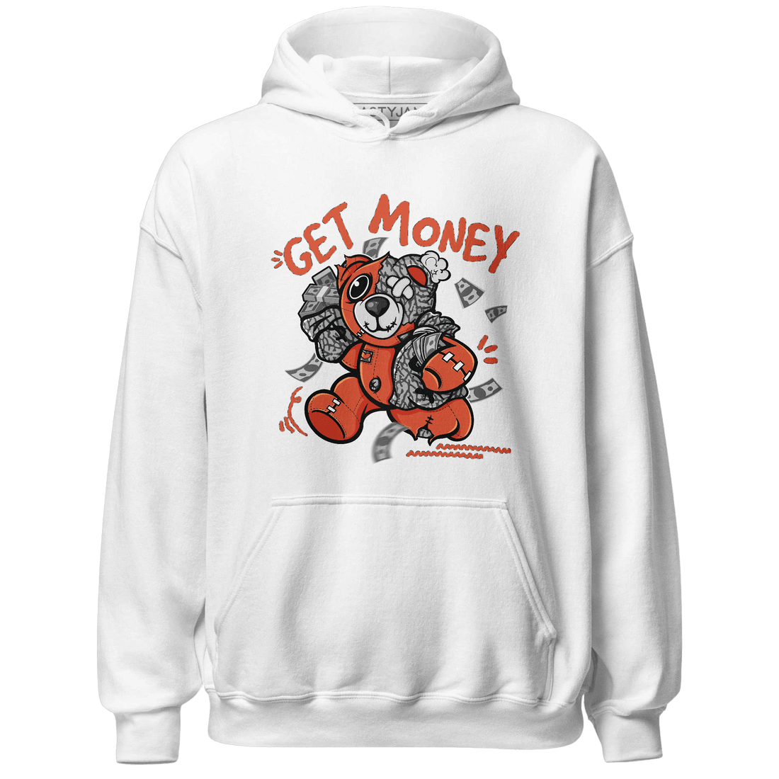 Georgia Peach 3s Hoodie Match Get Money BER - NastyJamz