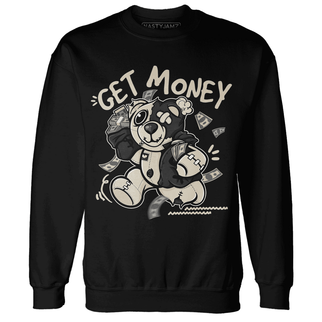 Quaiii 54 3s Sweatshirt Match Get Money BER - NastyJamz