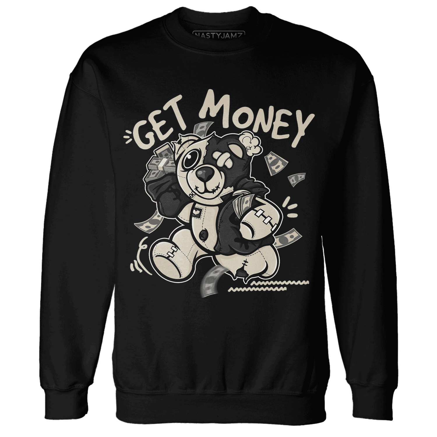 Quaiii 54 3s Sweatshirt Match Get Money BER - NastyJamz