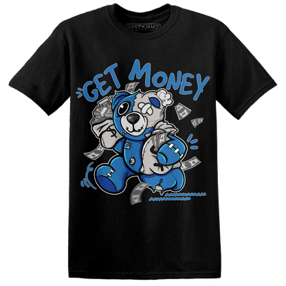 Industrial Blue 4s T Shirt Match Get Money BER - NastyJamz