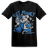 Industrial Blue 4s T Shirt Match Get Money BER - NastyJamz