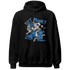 Industrial Blue 4s Hoodie Match Get Money BER - NastyJamz