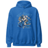 Industrial Blue 4s Hoodie Match Get Money BER - NastyJamz