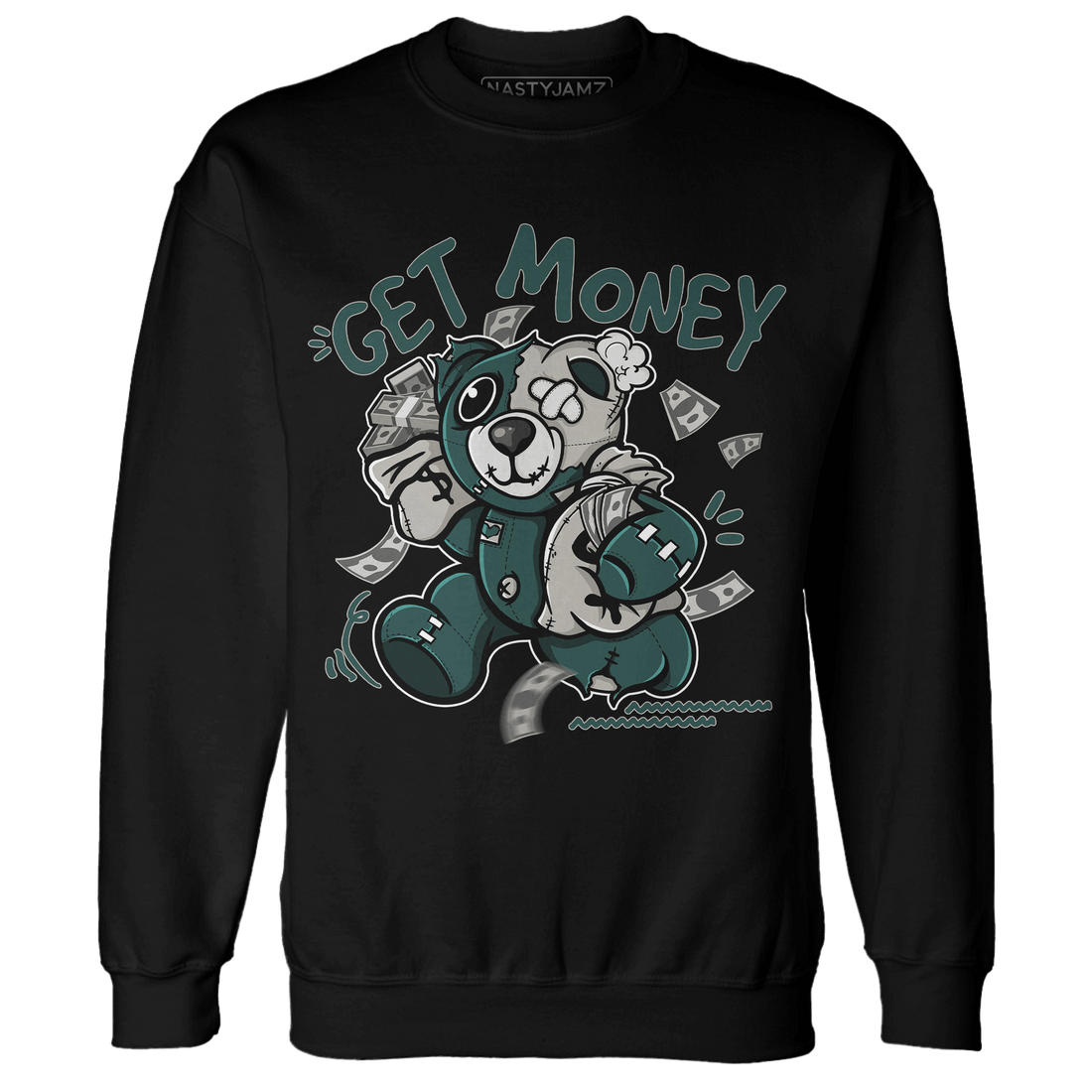 Oxidized Green 4s Sweatshirt Match Get Money BER - NastyJamz
