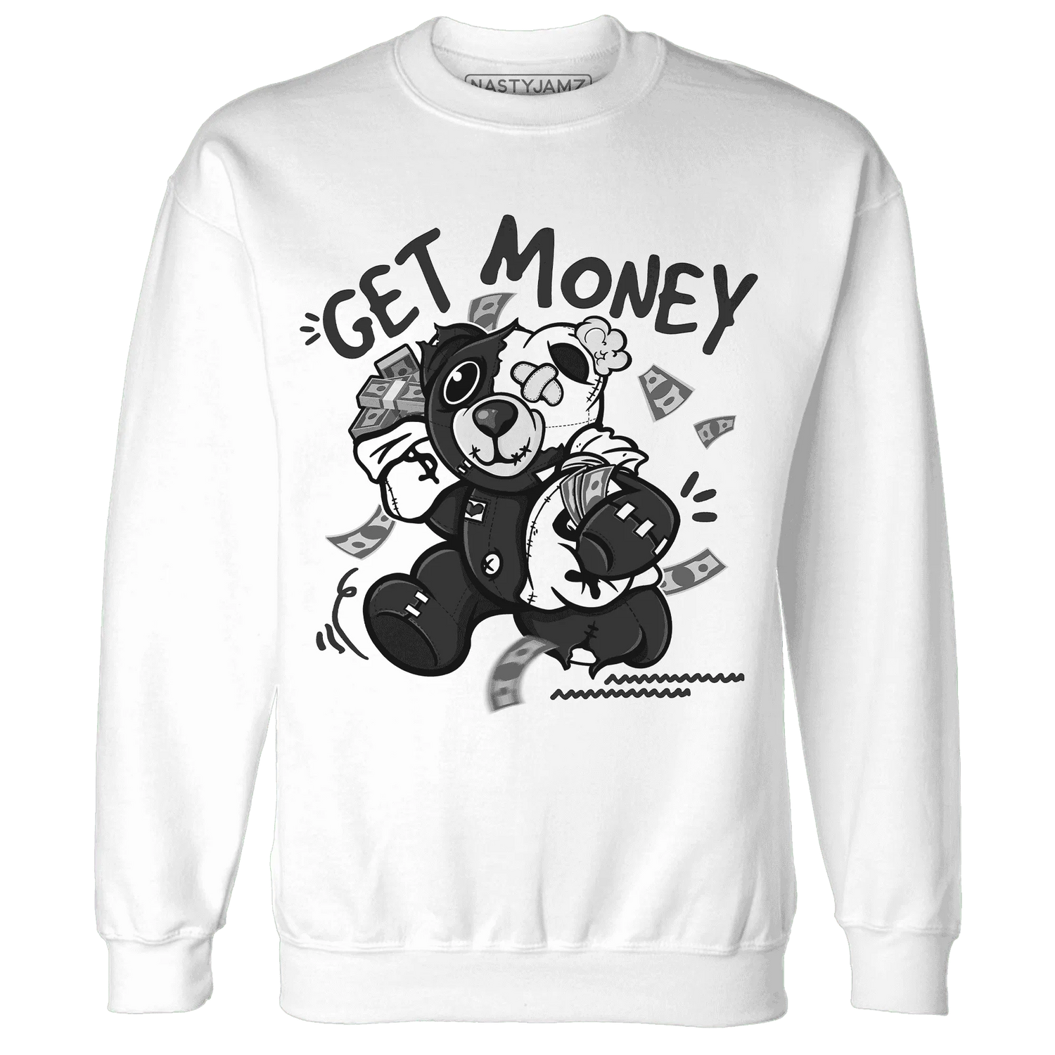 White-Thunder-4s-Sweatshirt-Match-Get-Money-BER