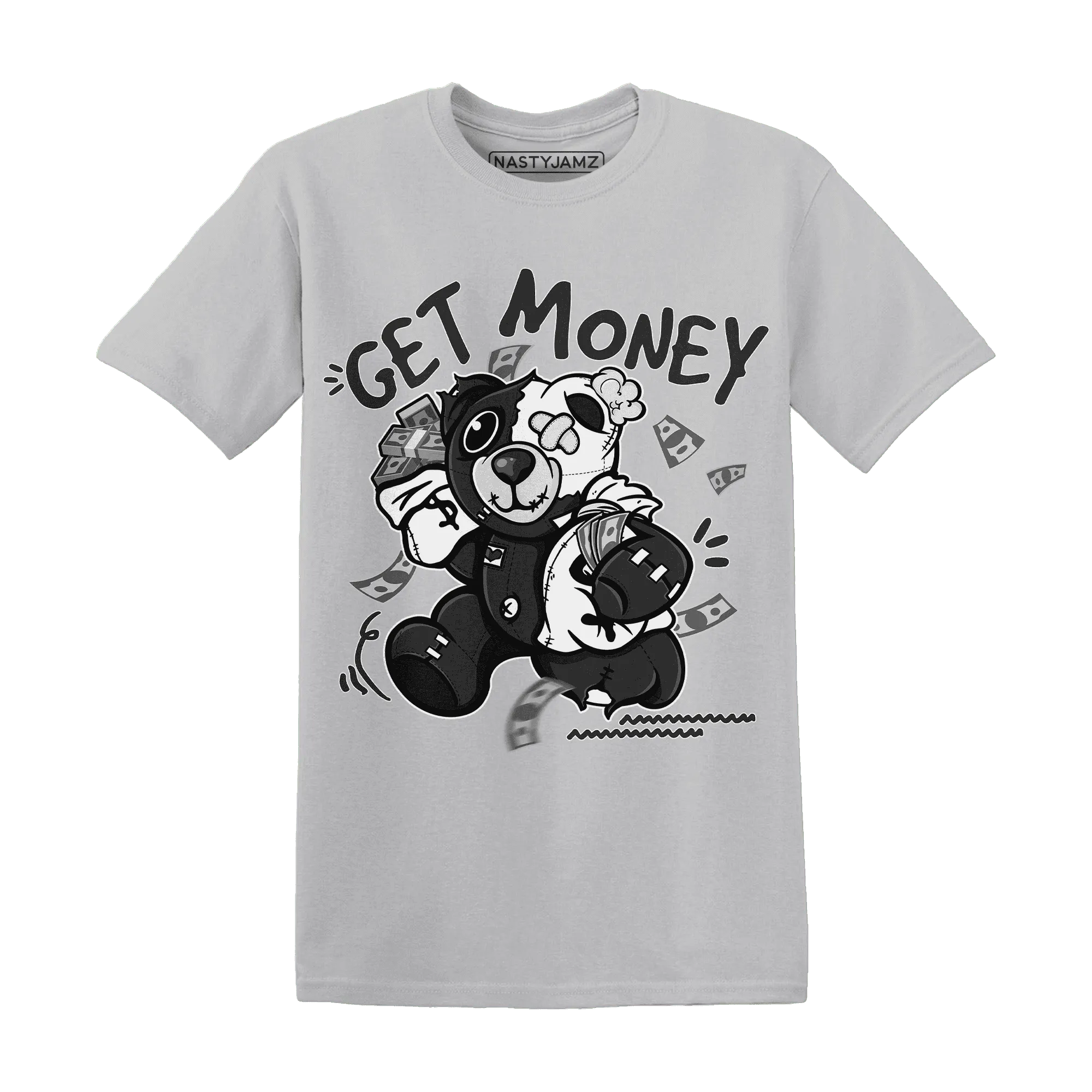 White-Thunder-4s-T-Shirt-Match-Get-Money-BER