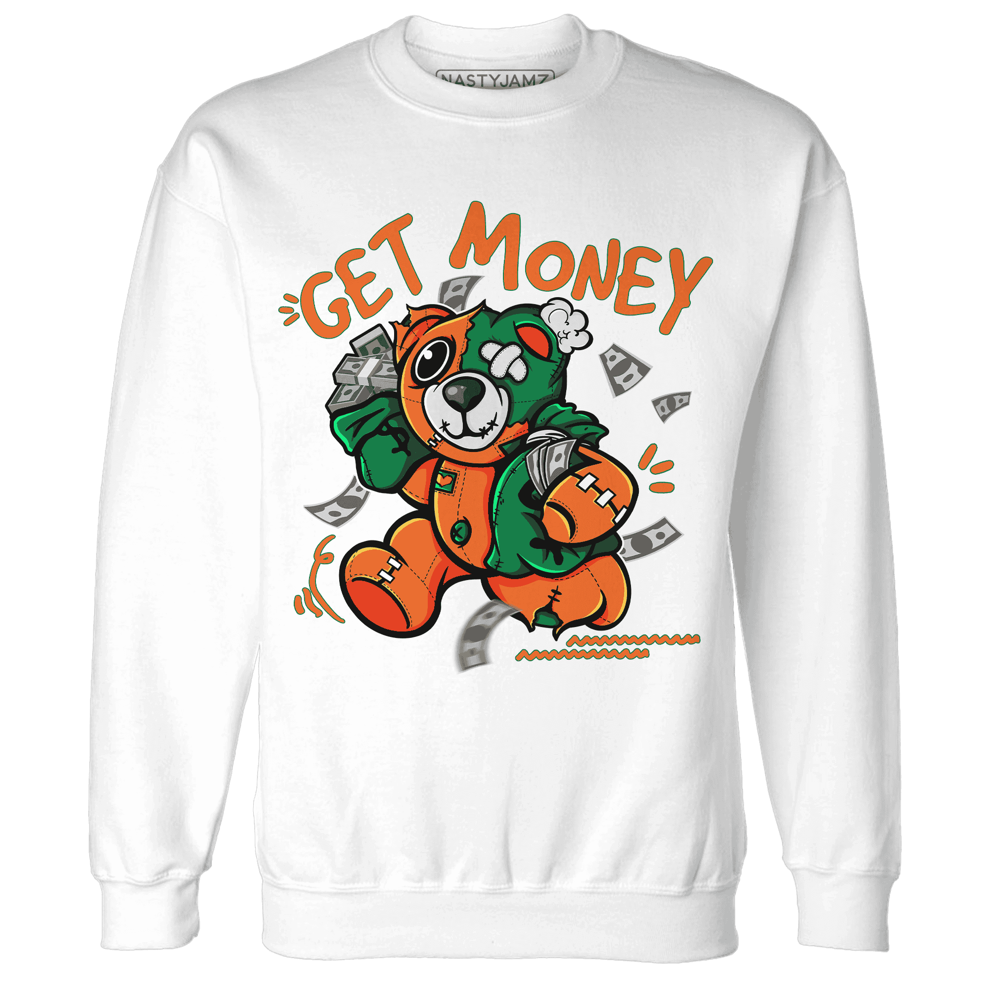 MAM Hurricanes 5s Sweatshirt Match Get Money BER - NastyJamz