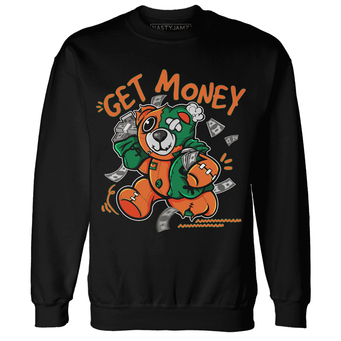 MAM Hurricanes 5s Sweatshirt Match Get Money BER - NastyJamz