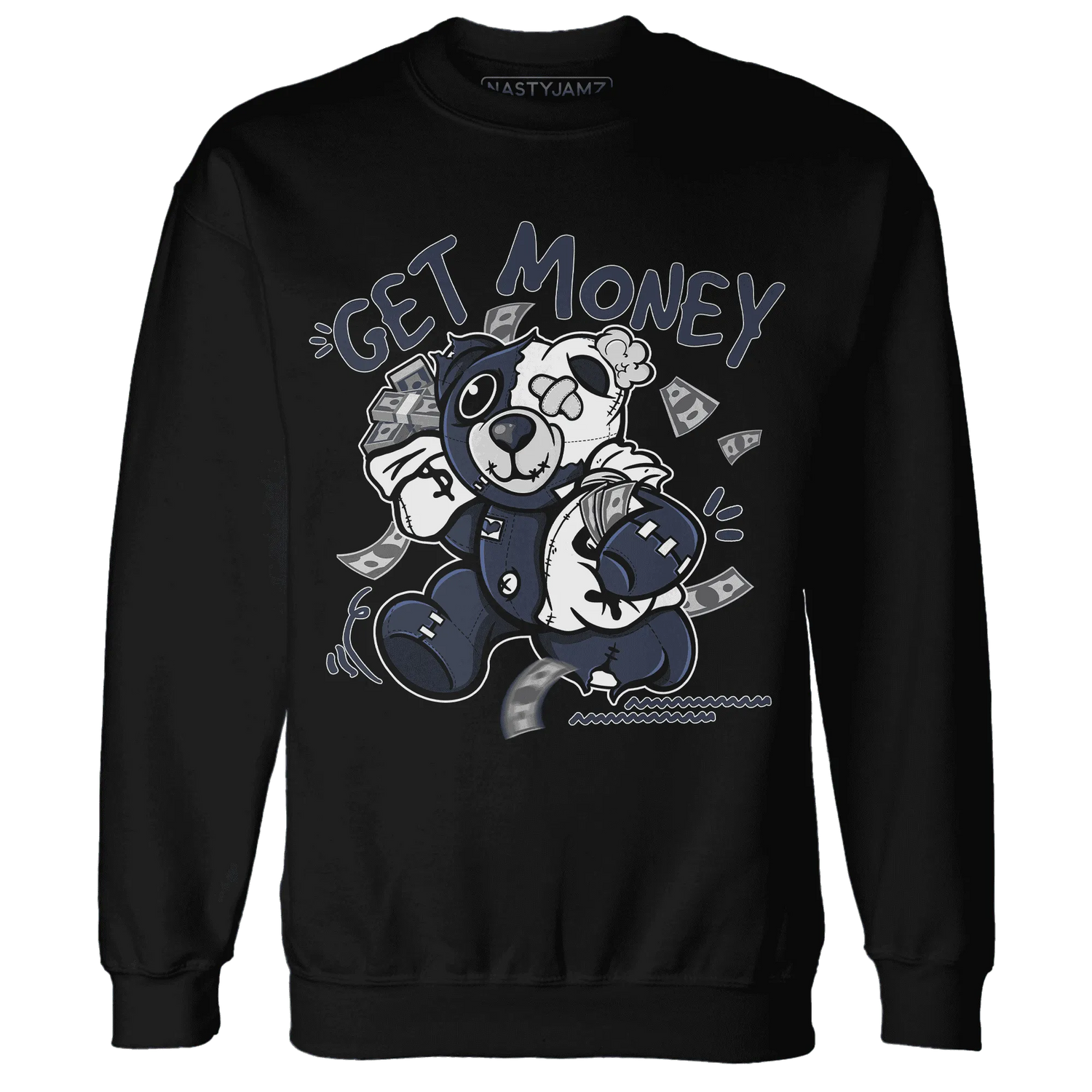 White-Navy-6s-Sweatshirt-Match-Get-Money-BER